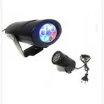 Lampki LED projektor RGB z uchwytem