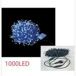 Lampka dekoracyjna świąteczna 1000 LED niebieska