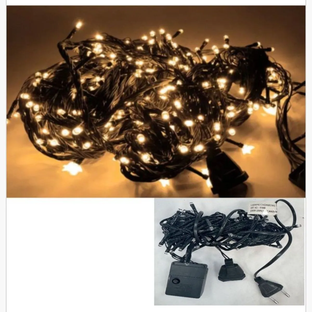 Lampka Dekoracyjna Świąteczna 100LED