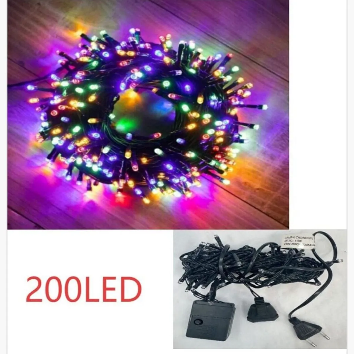 Lampka dekoracyjna świąteczna 200LED