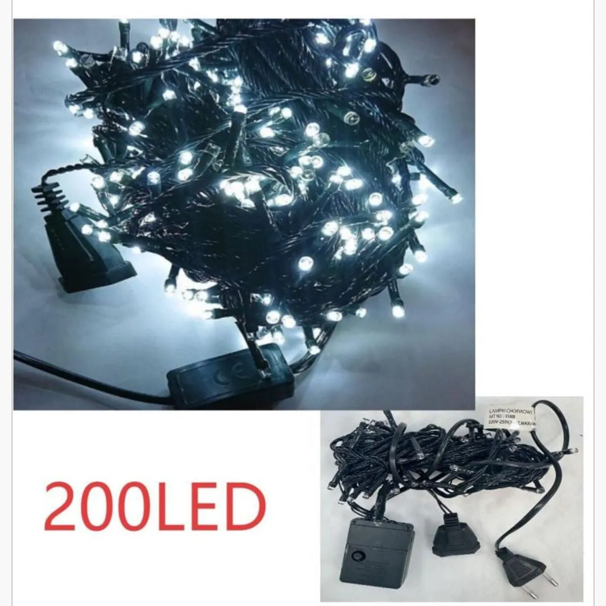 Lampka Dekoracyjna Świąteczna 200LED