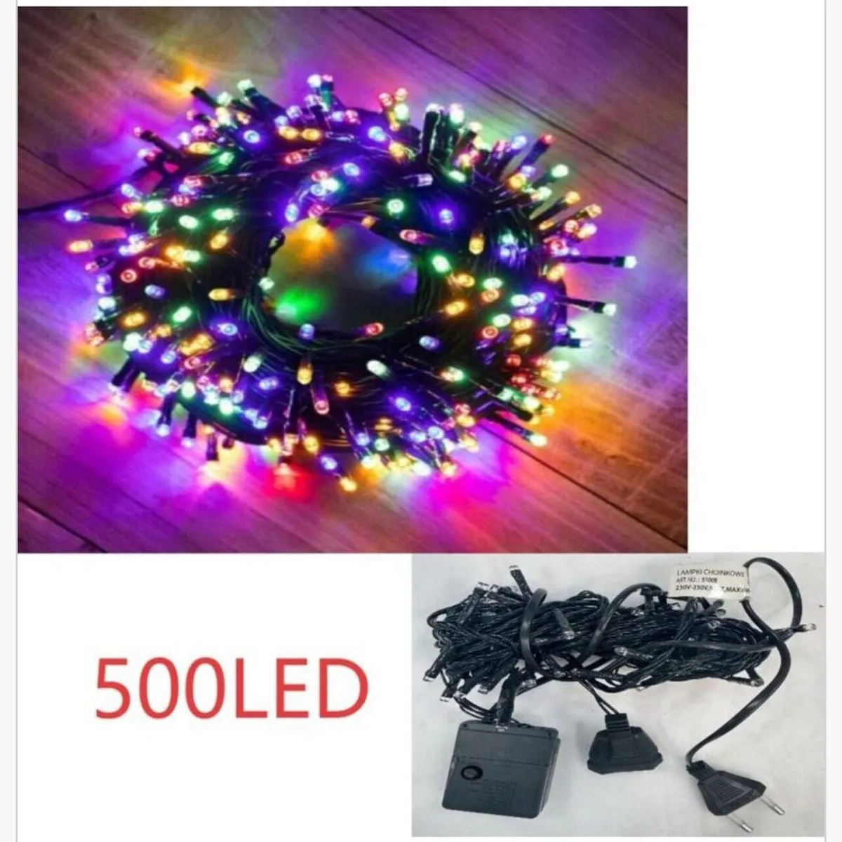 Lampka Dekoracyjna Świąteczna 500 LED