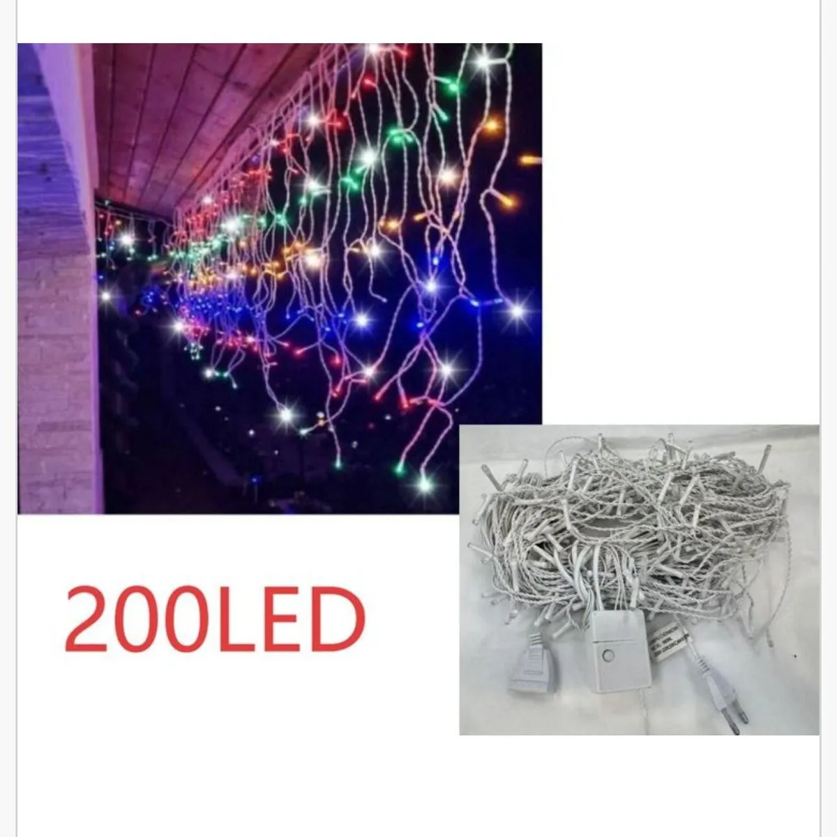 Lampka Dekoracyjna Świąteczna 200LED