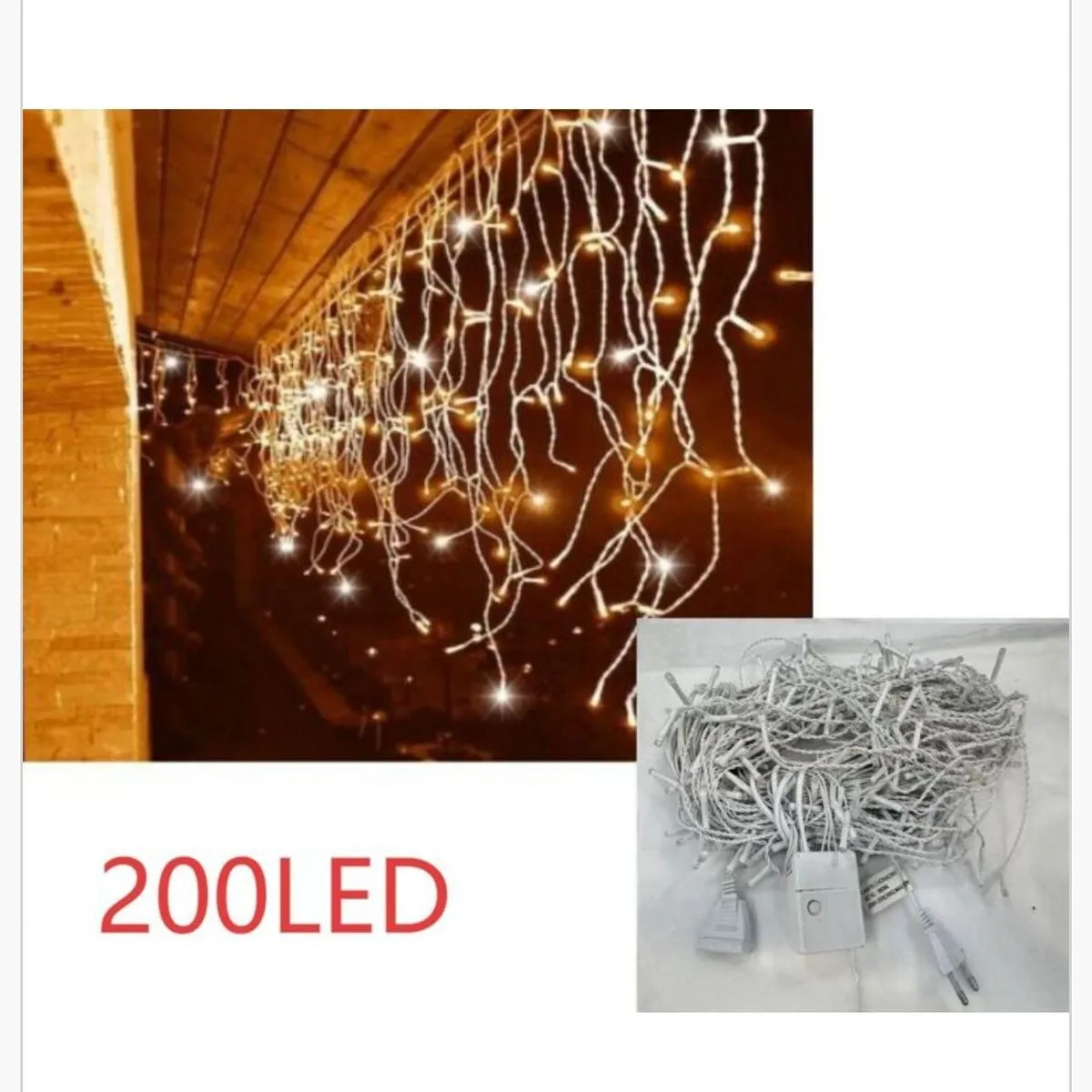 Lampka Dekoracyjna Świąteczna 200LED