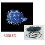 Lampka dekoracyjna świąteczna 300LED niebieska