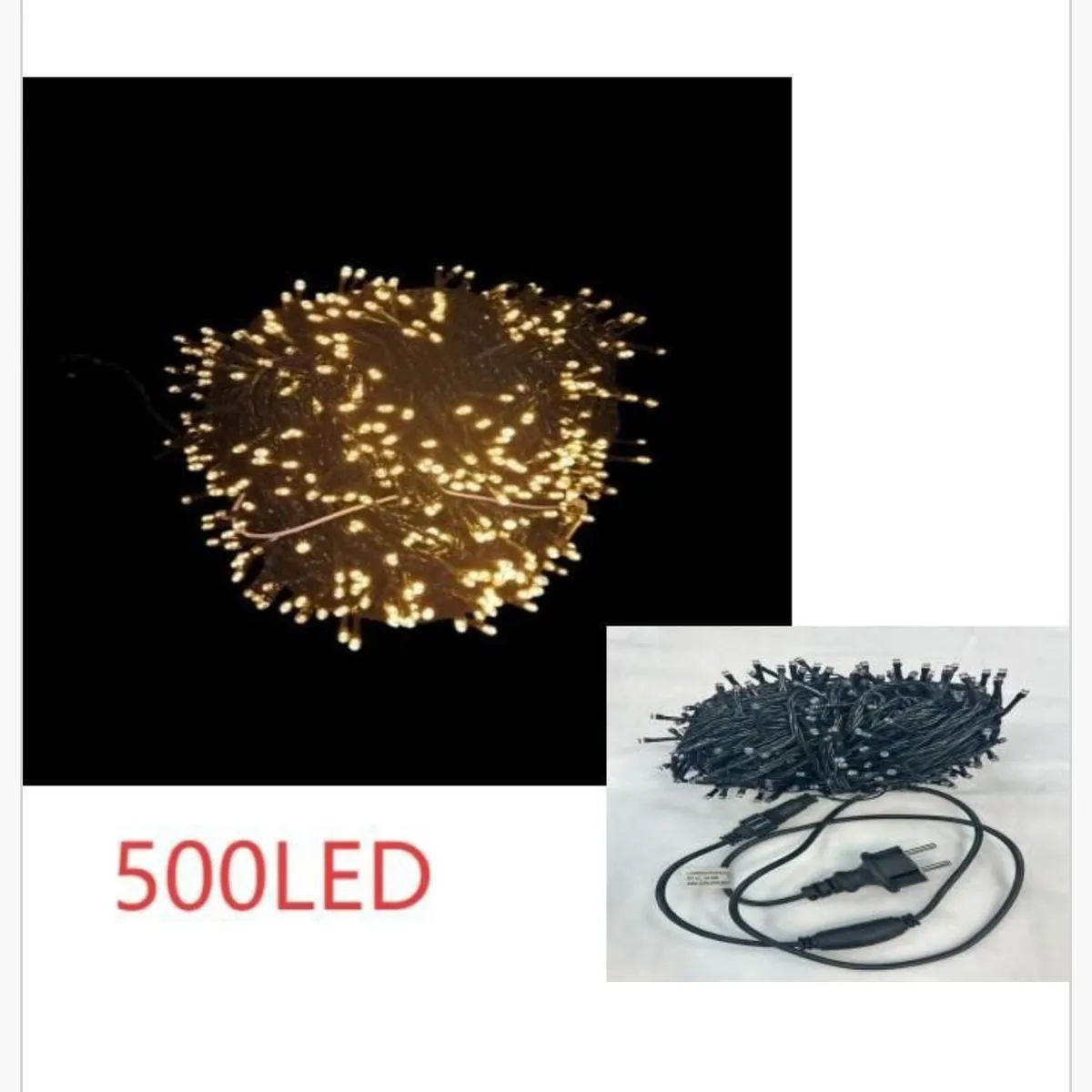 Lampka dekoracyjna świąteczna 500 LED