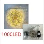 Lampka 1000LED LED z pilotem i zasilaczem