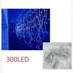 Lampka 300LED girlanda świetlna niebieska