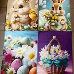 Ściereczki Wielkanocne 40x60 cm Ręczniki 4 szt