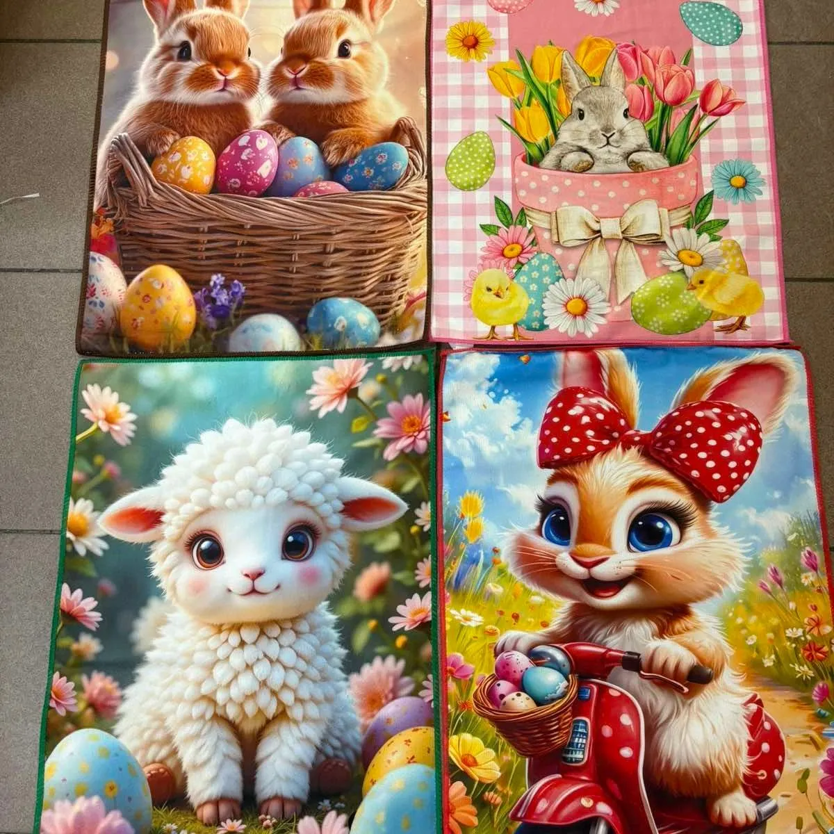 Ściereczki Wielkanocne 40x60 cm Ręczniki 4 szt