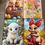 Ściereczki Wielkanocne 40x60 cm Ręczniki 4 szt