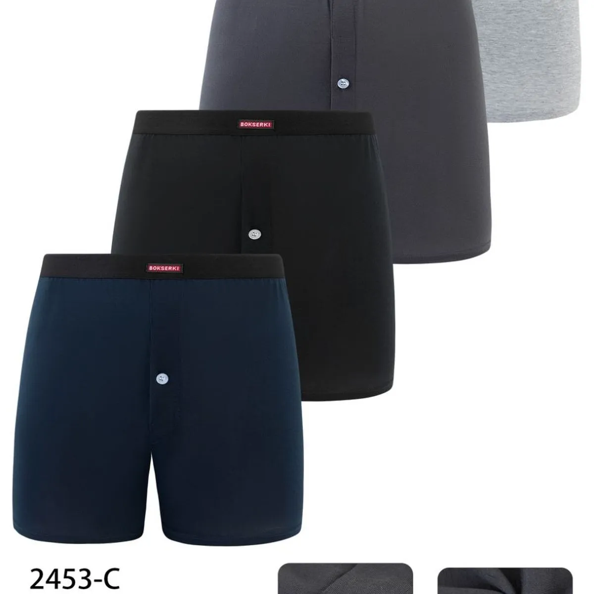 Bokserki męskie TOM.NY 85% bawełna L/XL/XXL 24 szt
