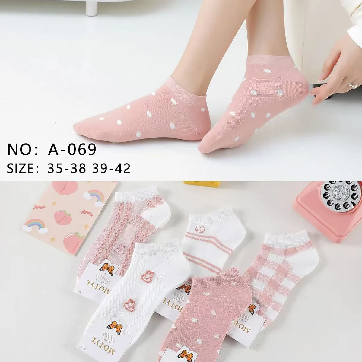 Skarpetki damskie COTYL 35-38/39-42 NO: A-069