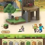 Zestaw klocków magnetycznych Minecraft My World 128 elementów