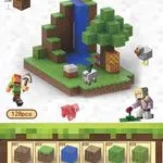 Zestaw klocków magnetycznych Minecraft My World 128 pcs