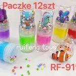 Zabawki Slime w słoiczkach z brokatem i figurkami RF-919