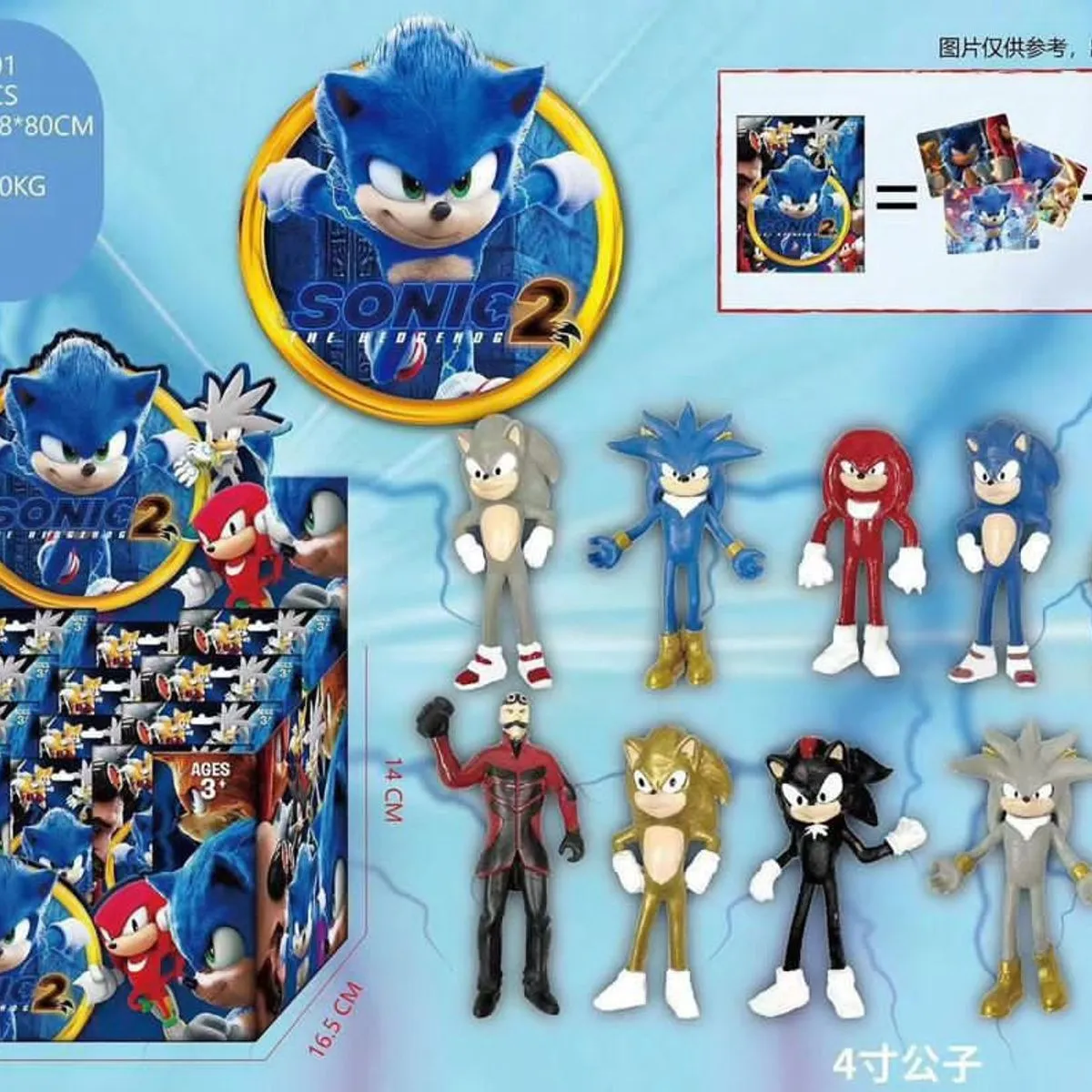 Zabawki Figurki Sonic Heroes 24 szt