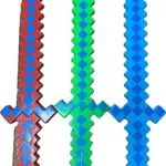 Zabawki Miecz Minecraft LED 3 kolory