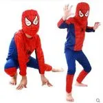 Strój Spiderman dla dzieci czerwono-niebieski