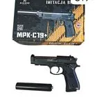 Pistolet metalowy Asgard MPK-C19+ Imitac Air z tłumikiem