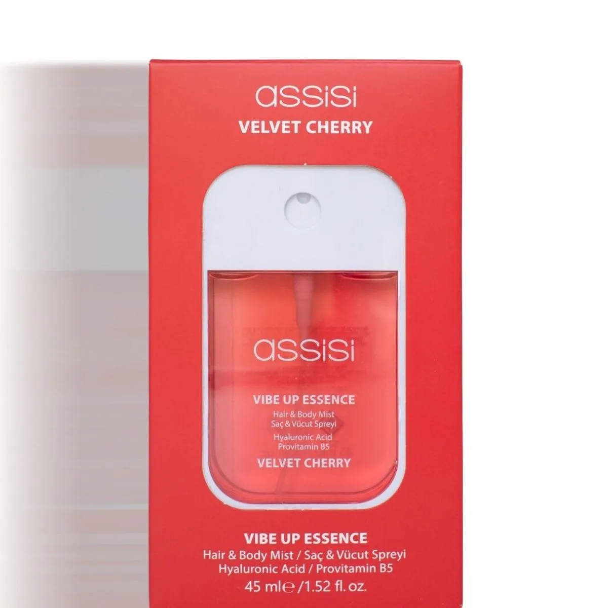 Ossisi Velvety Cherry Vibe Up Essence Spray do Włosów i Ciała 68ml