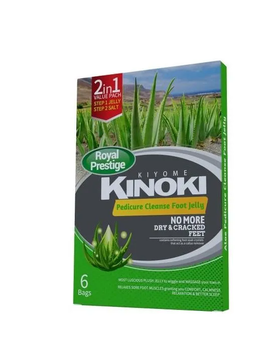Kiyomeki Royal Prestige Zestaw Aloesowy Foot Jelly 6x Saszetki