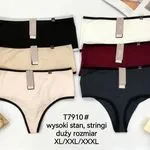 Stringi damskie T7910 XL-XXL-XXXL, 8 szt.