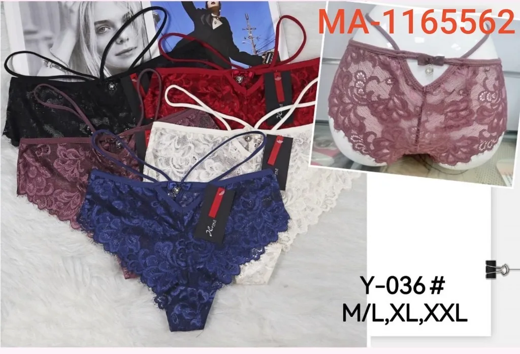 Stringi damskie koronkowe MA-11655562 Y-036 M/L/XL/XXL