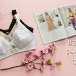 Biustonosz Damski C D DD 50226-86 beżowy/czarny/biały