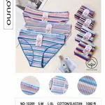 Majtki damskie bawełniane paski S-XL UNO NO:10289