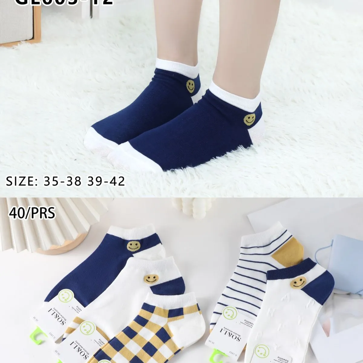 Skarpetki damskie SO&LI GL603-12, rozmiar 35-42