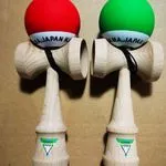 Kendama Play Game drewniana z gumowymi kulami