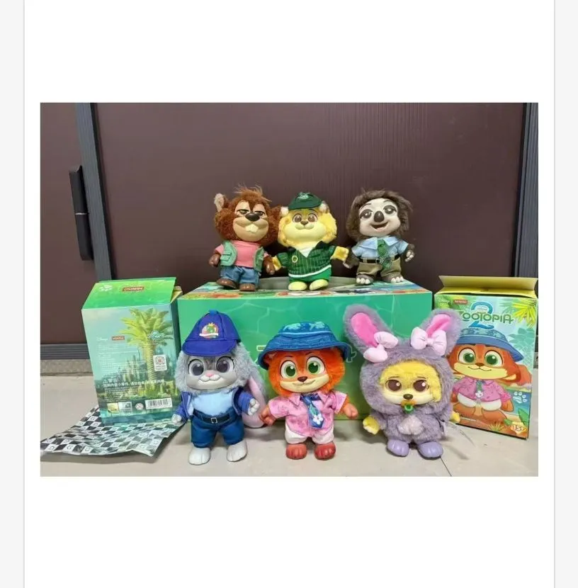 Maskotki Zootopia - zestaw figurek zwierząt