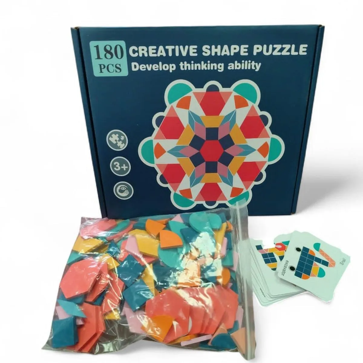 Zabawka logiczna Creative Shape Puzzle 180 elementów