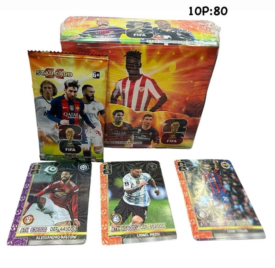 Karty Kolekcjonerskie FIFA Star Card z piłkarzami