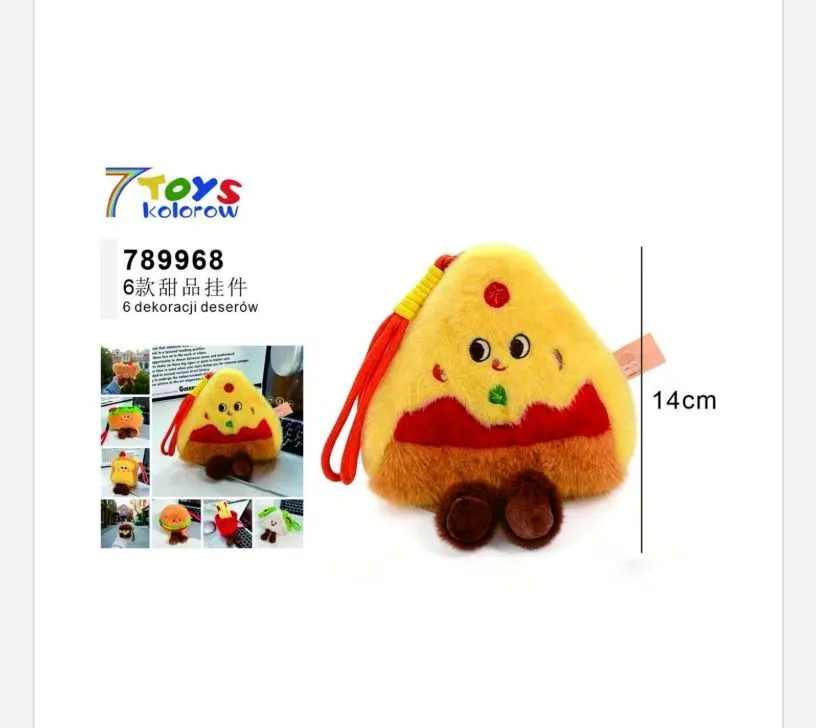 Maskotka pluszak pizza 14cm 6+