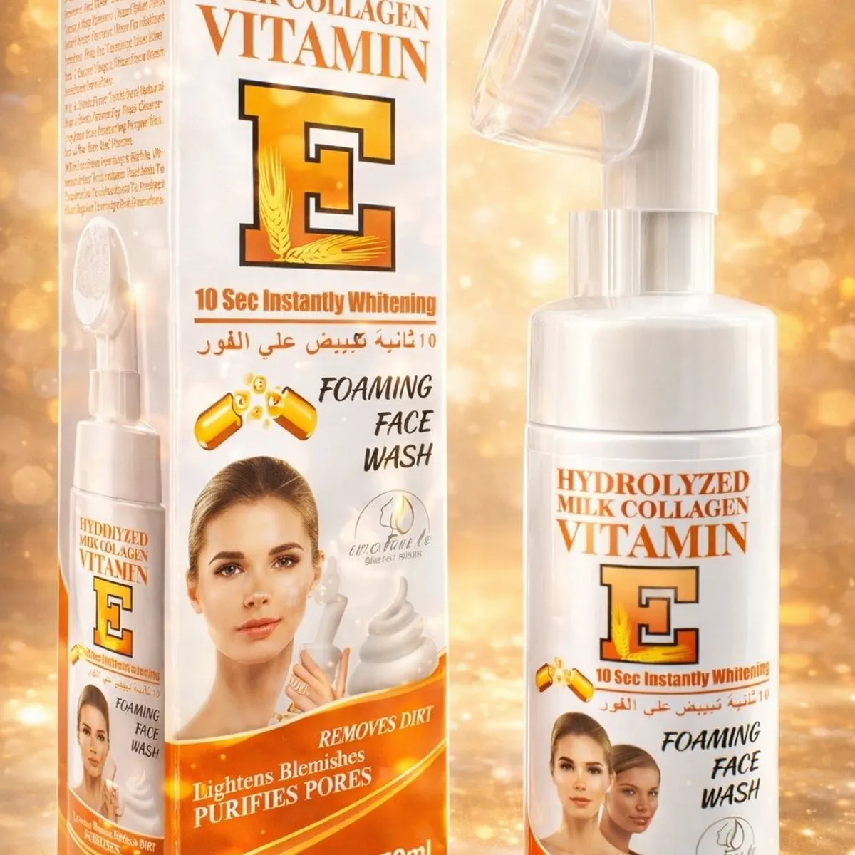 Pianka do mycia twarzy Hydrolyzed Milk Collagen Vitamin E 150ml