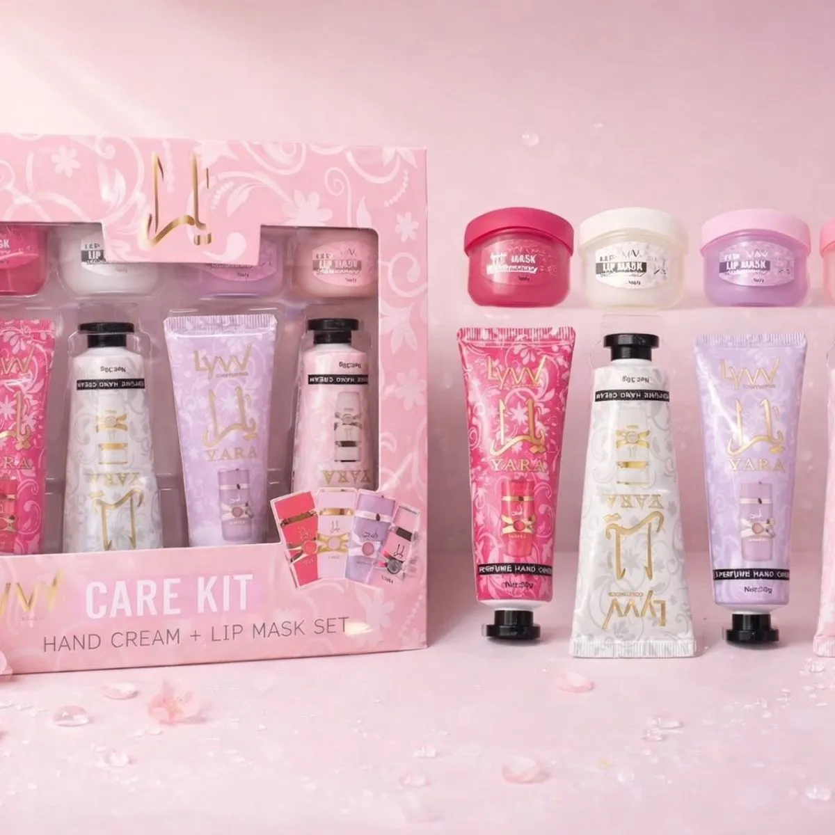 Zestaw NYX Care Kit: Krem do rąk + Maska do ust