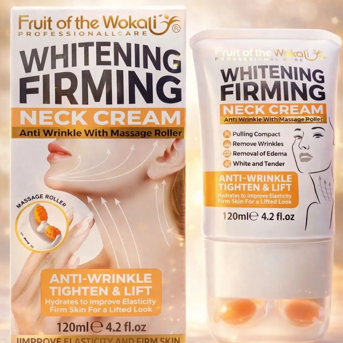 Krem do szyi Whitening Firming z rollerem 120ml 4.2fl.oz.