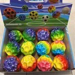 Zabawki Bouncy Ball - kolorowe piłki do skakania, 12 szt