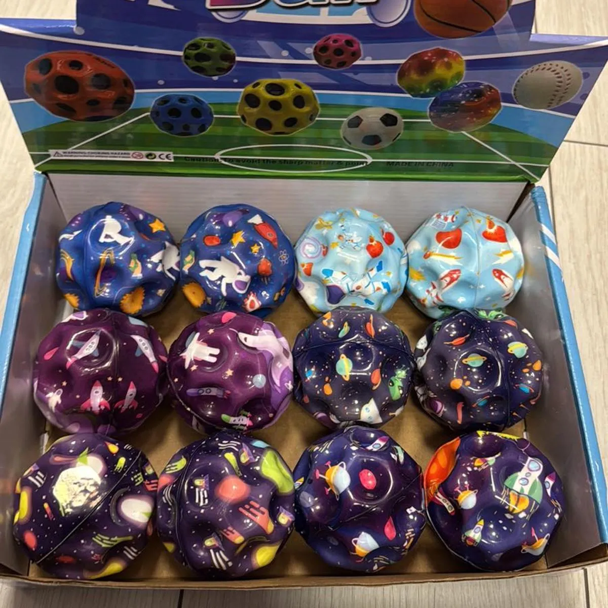 Zabawki Bouncy Ball - kolorowe piłki do skakania