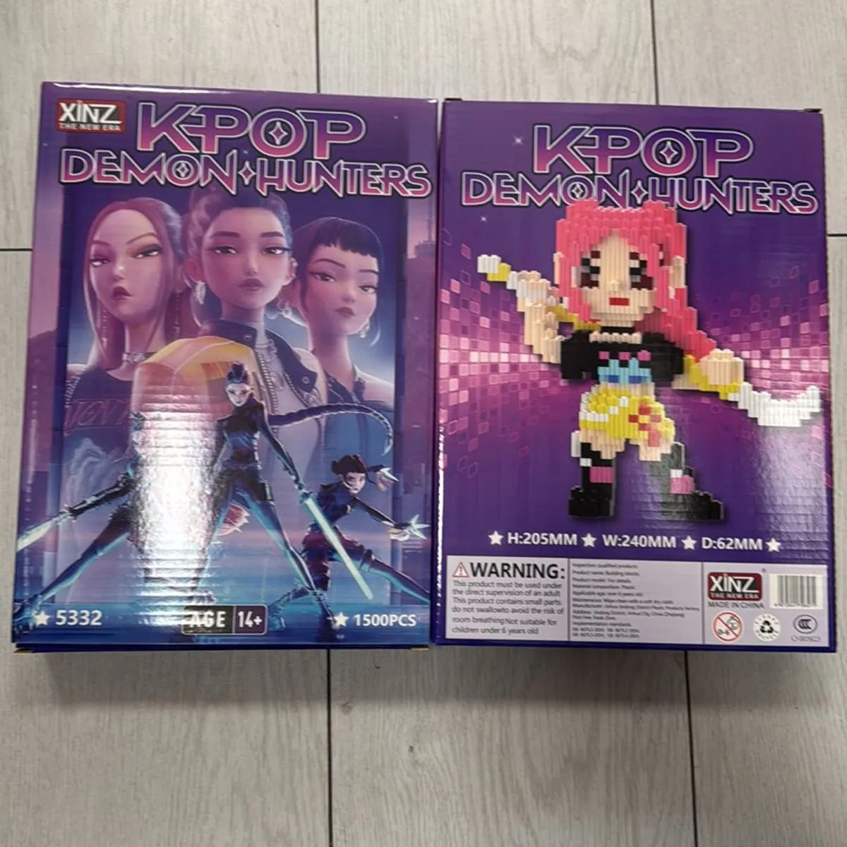 Zestaw klocków Kpop Demon Hunters