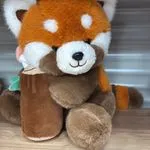 Maskotka Pluszowa Panda Czerwona 45cm