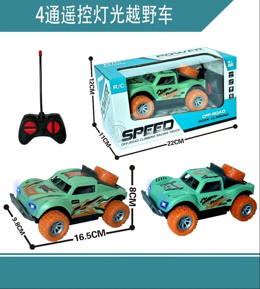 Sterowany Samochód Terenowy R/C Speed 16,5cm Zielony