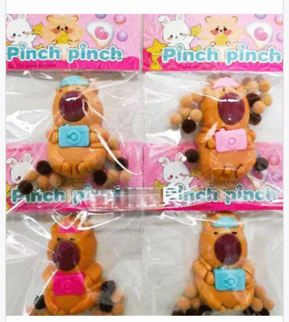 Zabawka Squeeze Toys Gniotek Kapibara z Aparatem 24 szt.