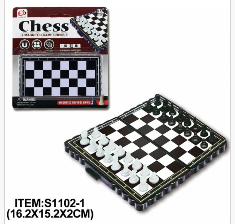 Szachy Magnetyczne Składane Chess Magnetic 16,2x15,2cm