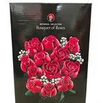 Klocki Kwiaty Bukiet Czerwonych Róż 822PCS Botanical Collection