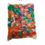 Piłeczki kauczukowe kolorowe mix 100 sztuk - zestaw mini zabawek