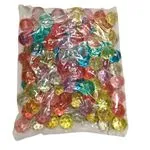 Piłeczki kauczukowe diamentowe fasetowane mix kolorów 100 szt