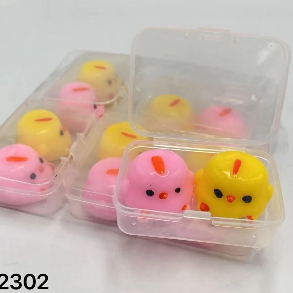 Zabawki Squishy Toys Kurczaczki Gniotki 16 szt.